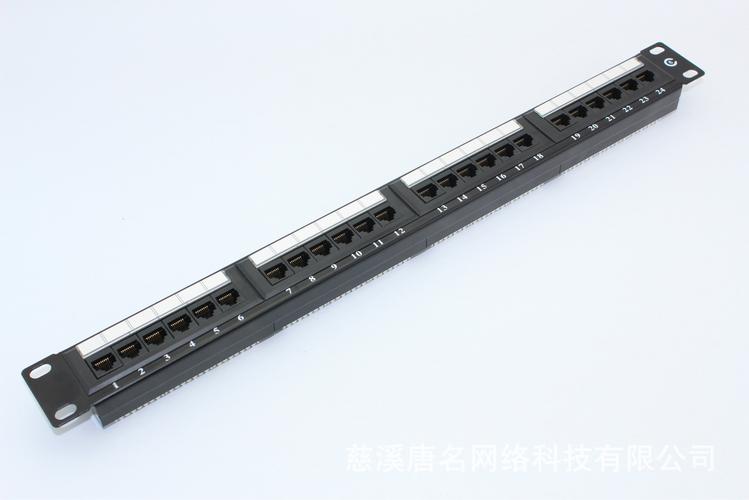 厂家机架式24口六类网络配线架 cat6高端镀金版配线架 可oem贴牌